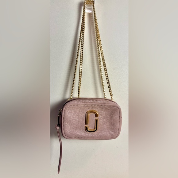 Marc Jacobs Blush Pink The Glam Shot 17 Crossbody  Bag - Picture 1 of 12
